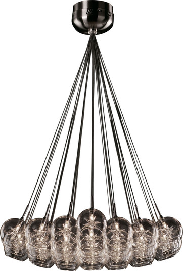 Starburst 37 Light Pendant in Satin Nickel (86|E20112-24)