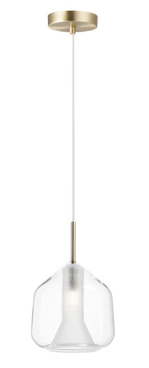 Deuce LED Pendant in Satin Brass (86|E10044-18SBR)