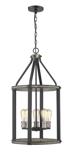 Kirkland Five Light Chandelier in Ashen Barnboard (224|472-5P-ABB)