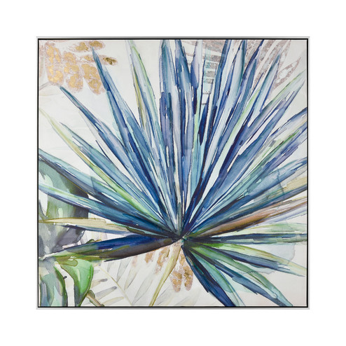 Garden Palm Wall Art in Blue (45|S0016-8160)