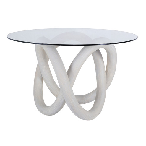 Knotty Dining Table in White (45|H0075-9439)