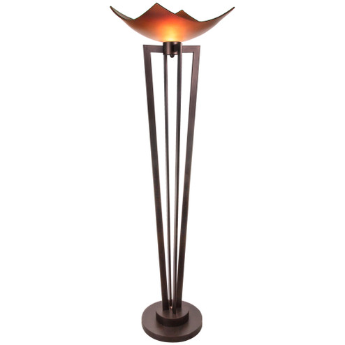 On One Light Torchiere in Copper Black (247|810581)