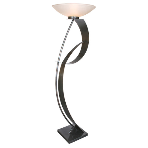 You Will Remember One Light Torchiere in Weathered Steel (247|781281)