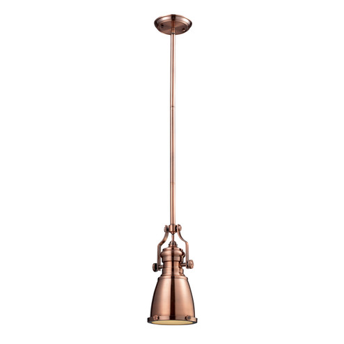 Chadwick One Light Mini Pendant in Antique Copper (45|66149-1)