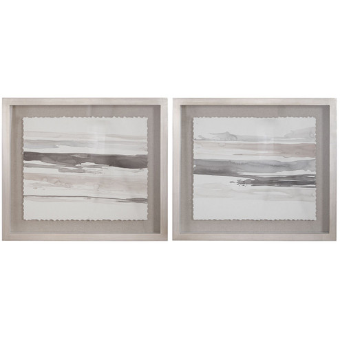 Neutral Framed Prints, Set/2 in Silver Champagne (52|36114)