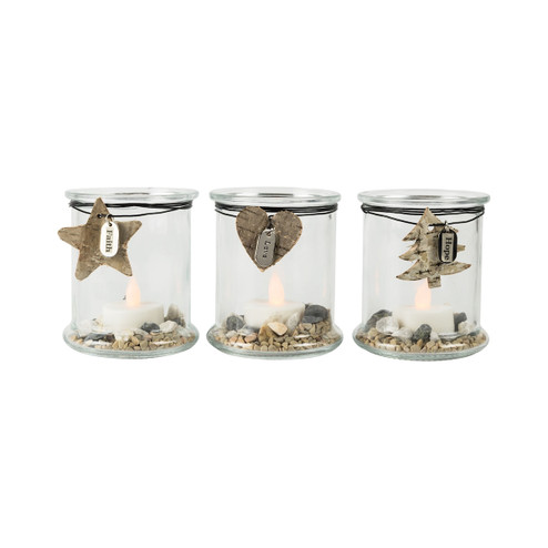 Woodlyn Votives in Clear, Natural, Natural (45|395086)