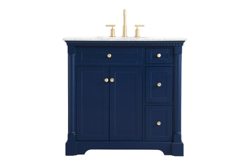 Clarence Bathroom Vanity Set in Blue (173|VF53036BL)