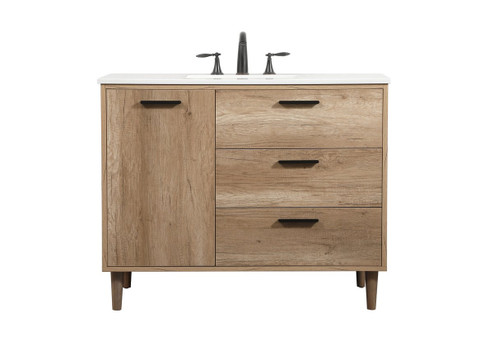 Baldwin Single Bathroom Vanity in Natural Oak (173|VF47042NT)