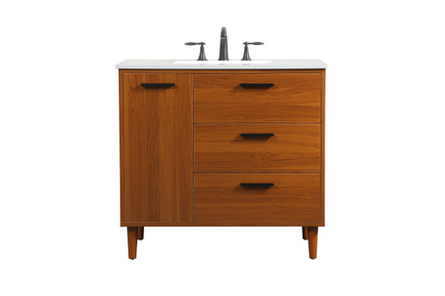 Baldwin Vanity Sink Set in Teak (173|VF47036MTK)