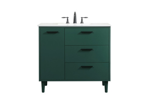 Baldwin Vanity Sink Set in Green (173|VF47036MGN) Baldwin Vanity Sink Set in Green (173|VF47036MGN)