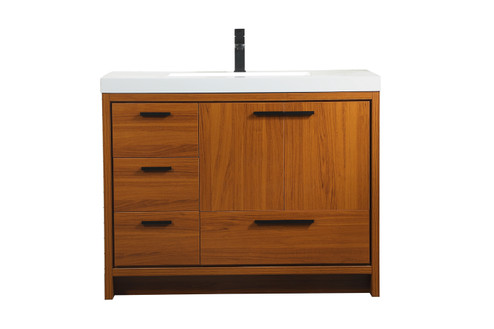 Wyatt Bathroom Vanity Set in Teak (173|VF46042MTK)