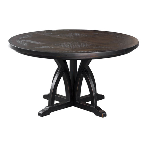 Maiva Dining Table in Weathered Black (52|25861)