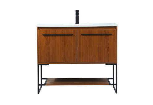 Sloane Vanity Sink Set in Teak (173|VF42540MTK)