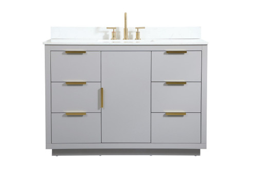 Blake Vanity Sink Set in Grey (173|VF19448GR-BS)