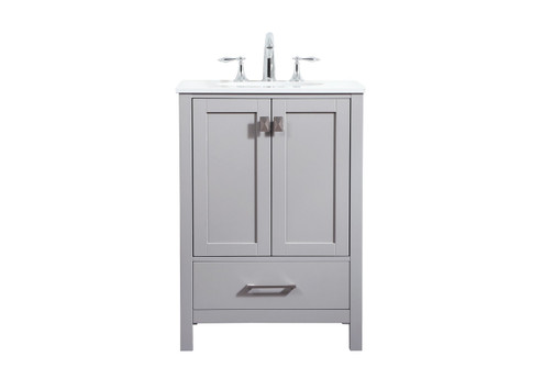 Irene Vanity Sink Set in Grey (173|VF18824GR)
