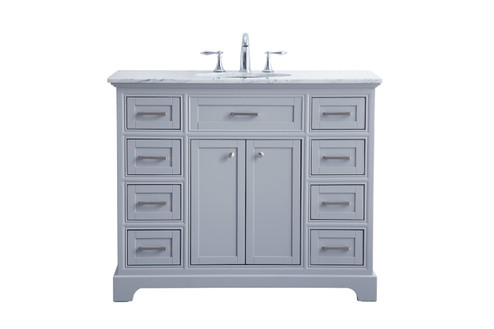 Americana Single Bathroom Vanity Set in light grey (173|VF15042GR)