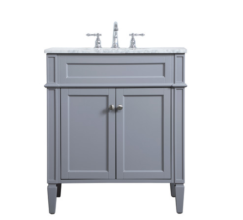 Williams Single Bathroom Vanity in Grey (173|VF12530GR)