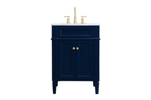 Park Avenue Single Bathroom Vanity in blue (173|VF12524BL)