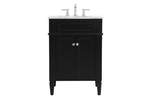 Park Avenue Bathroom Vanity Set in Black (173|VF12524BK)