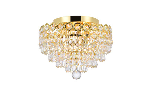 Century Four Light Flush Mount in Gold (173|V1902F12G/RC)