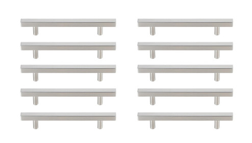 Dior Bar Pull Multipack (set of 10) in Brushed Nickel (173|PL402-5-NK-10PK)
