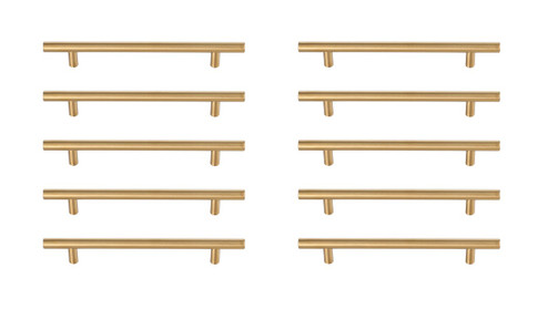 Quinn Bar Pull Multipack (set of 10) in Brass (173|PL400-6-BR-10PK)