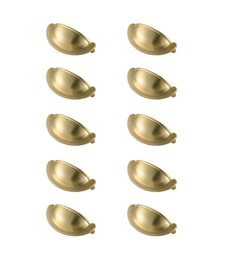 Claude Bar Pull Multipack (set of 10) in Brushed Gold (173|PL3001-GD-10PK)