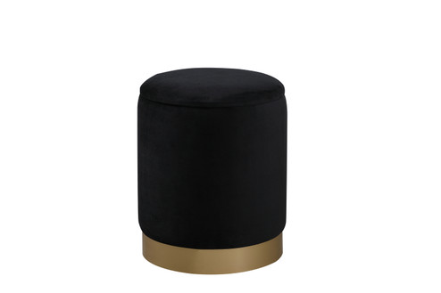 Ozman Ottoman in Black (173|OT1015BK)