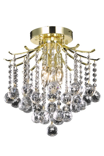 Amelia Three Light Flush Mount in Gold (173|LD8200F12G)