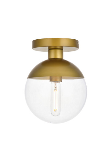 Eclipse One Light Flush Mount in Brass (173|LD6055BR)