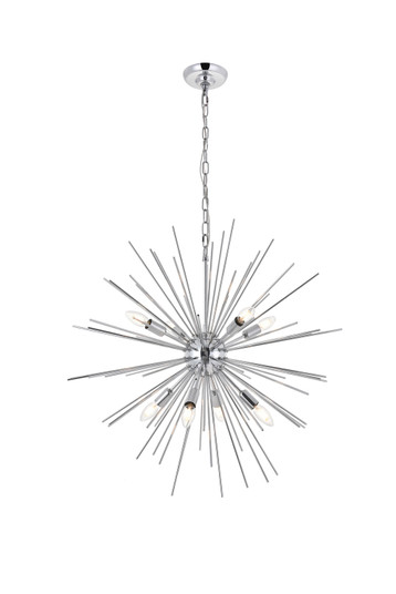 Timber Eight Light Pendant in Chrome (173|LD5051D30C)