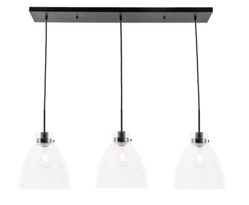 Frey Three Light Pendant in Black (173|LD5030D42BK)