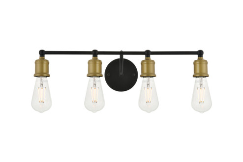 Serif Four Light Wall Sconce in brass (173|LD4028W22BRB)