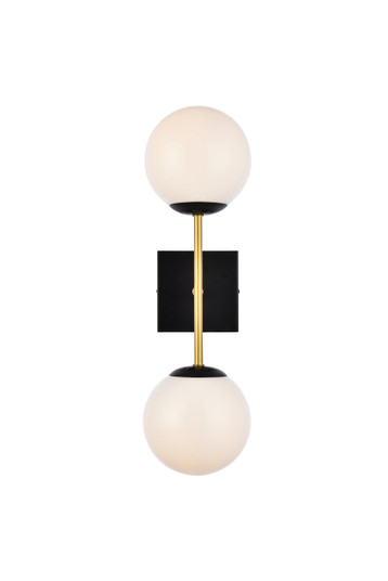 Neri Two Light Wall Sconce in Black (173|LD2358BKR)