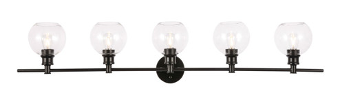 Collier Five Light Wall Sconce in Black (173|LD2326BK)