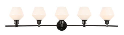 Gene Five Light Wall Sconce in Black (173|LD2325BK)