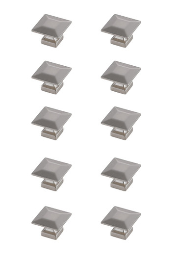 Cecil Knob Multipack (Set of 10) in Brushed Nickel (173|KB2025-NK-10PK)