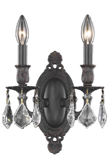 Rosalia Two Light Wall Sconce in Dark Bronze (173|9202W9DB/RC)