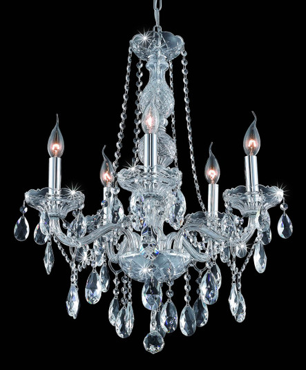 Verona Five Light Chandelier in Chrome (173|7955D21C/RC)