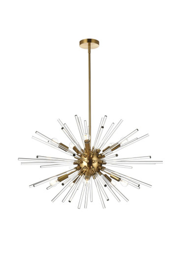 Sienna Ten Light Pendant in Gold (173|2502D32SG)