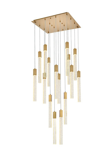 Weston 16 Light Pendant in satin gold (173|2066G30SG)