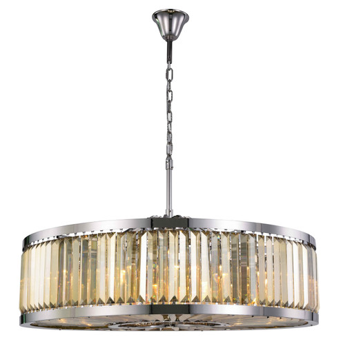 Chelsea Ten Light Chandelier in Polished Nickel (173|1233G43PN-GT/RC)