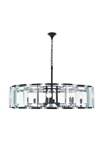 Monaco Ten Light Chandelier in Flat Black (Matte) (173|1211D43FB)