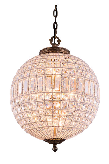 Olivia Three Light Pendant in French Gold (173|1205D18FG/RC)