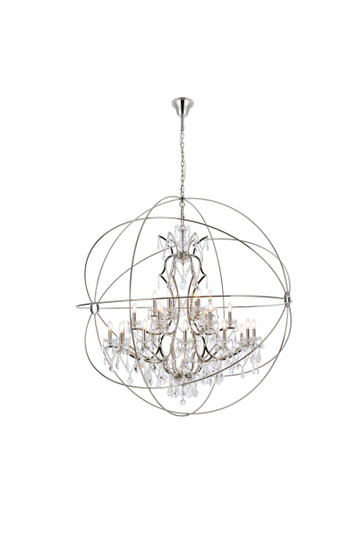 Geneva 25 Light Chandelier in Polished Nickel (173|1130G60PN/RC)