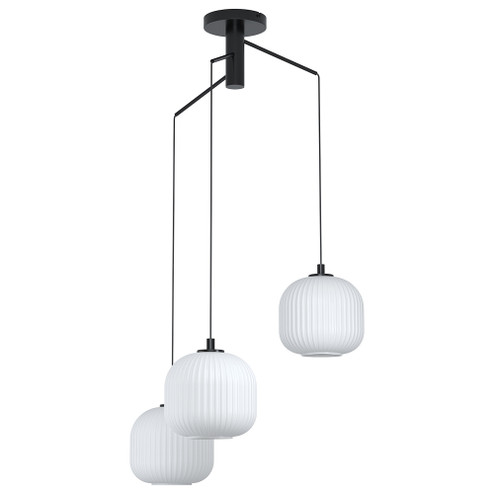 Mantunalle Three Light Pendant in Black (217|99368A)