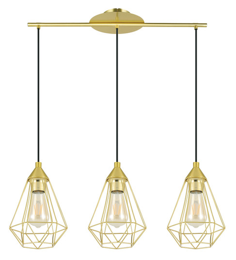Tarbes LED Linear Pendant in Brushed Brass (217|43682A)