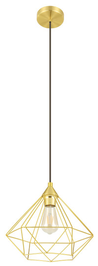Tarbes One Light Pendant in Brushed Brass (217|43679A)