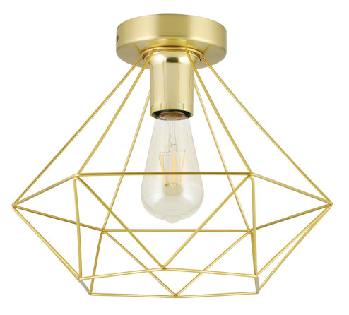 Tarbes One Light Ceiling Mount in Brushed Brass (217|43678A)
