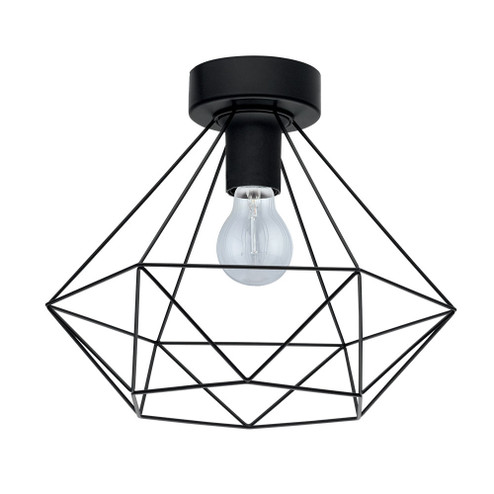 Tarbes One Light Ceiling Mount in Matte Black (217|43004A)